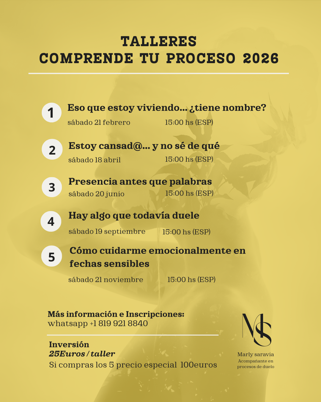 Portada Talleres 2026 Marly Saravia